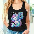 Unicorn Mermaid 6Th Birthday 6 Year Old Party Girls Outfit Women Tank Top Gifts for Her