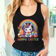 Unicorn Rainbow Happy Easter Easter Day Women Tank Top Gifts for Her