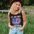 Us Air Force Proud Sister With American Flag Veteran Women Tank Top Gifts for Her