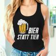 Veganeganegan Beer Instead Of Animal Tank Top Frauen Geschenke für Sie