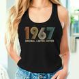 Vintage 1967 Birthday Retro 1967 For Born In 1967 Women Tank Top Gifts for Her