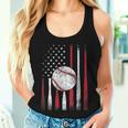 Vintage American Flag Baseball Team For Boys Girls Women Women Tank Top Gifts for Her