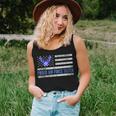 Vintage American Flag Proud Air Force Sister Veteran Day Women Tank Top Gifts for Her