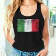 Vintage Italian Banner Fan Italy Flag Italia Retro Women Tank Top Gifts for Her