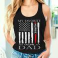 Vintage Usa Flag Fathers Day Dad From Daughter Nurse Women Tank Top Gifts for Her