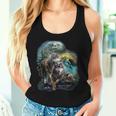 Vintage Wolf Wolf Lovers For Boys And Girls Women Tank Top Gifts for Her