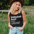 Volleyball Aunt Definition & Sassy Sports Women Tank Top Gifts for Her