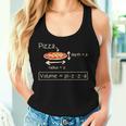 Volume Formula Pizza And Math Meme Math Teacher Tank Top Frauen Geschenke für Sie