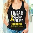 I Wear Yellow For My Grandma Sarcoma Cancer Awareness Women Tank Top Gifts for Her