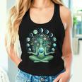 Witchy Nature Goddess Mother Earth Day Moon Phases Aesthetic Women Tank Top Gifts for Her