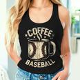 Wochenenden Kaffee Baseball Retro Baseball Mama Papa Tank Top Frauen Geschenke für Sie