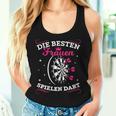 Women's Dart Saying Besten Dart Player Tank Top Frauen Geschenke für Sie