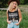 In A World Full Of Grandmas Be A Memaw Women Tank Top Gifts for Her