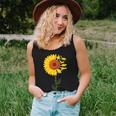 You're My Sunshine Sunflower Dinosaur T-Rex Dino Lovers Women Tank Top Gifts for Her