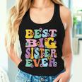 Youth Best Big Sister Ever Girl's Baby Announcement Idea Women Tank Top Gifts for Her