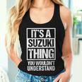 鈴木苗字 It's A Suzuki Thing You Wouldn't Understand Family Name Women Tank Top Gifts for Her