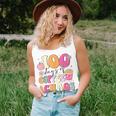 100 Days Of Coffee And Chaos 100Th Day Of School Teacher Kid Women Tank Top Gifts for Her