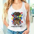 African Black Autism Mom Afro Mother Autism Awareness Women Tank Top Gifts for Her