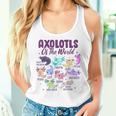 Axolotl Cute Axolotls Of The World Kawaii Girl Boy Kid Women Tank Top Gifts for Her