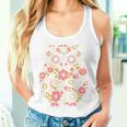 Blumenblumen Eule Mutter Oma Damen Muttertag Tank Top Frauen Geschenke für Sie