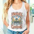 Boho Christian Easter Friday Is Good Sunday Is Coming Women Tank Top Gifts for Her