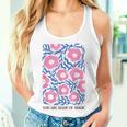 Boho Summer Flower Botanical Nature Lover Floral Wildflower Women Tank Top Gifts for Her