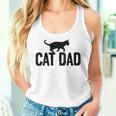 Cat Dad Cat Cute Vintage Cat Fathers Day Women Tank Top Gifts for Her