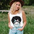 Chef Black Afro Messy Bun Crew African American Women Women Tank Top Gifts for Her