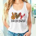 Crawfish Outfit Girl Craw Fish Season Leopard Love Women Tank Top Gifts for Her
