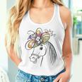 Cute Horse 150Th Derby Day 2024 Horse Racing Fascinator Hat Women Tank Top Gifts for Her