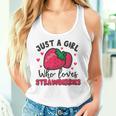Cute Strawberry For Just A Girl Who Loves Strawberries Lover Women Tank Top Gifts for Her