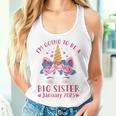 Cute Unicorn Face I'm Going To Be A Big Sister January 2025 Women Tank Top Gifts for Her
