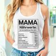 Damen Mama Nährwerte Tabelle X Muttertag Lustig Muttertagsgeschenk Tank Top Frauen Geschenke für Sie