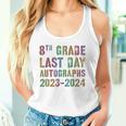 Diy Eighth Grade Autographs 2024 Last Day Signature Women Tank Top Gifts for Her