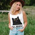 Ew People Black Cat Lover For Fun Cat Saying Women Tank Top Gifts for Her