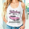 Fabulous Fifties Rock And Roll 50S Vintage Classic 1950S Car Women Tank Top Gifts for Her