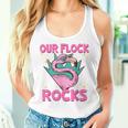 Our Flock Rocks Flamingo Matching Family Vacation Group Women Tank Top Gifts for Her