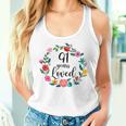 Floral Loved 91 Year Old 91Th Birthday Mom Grandma Women Tank Top Gifts for Her