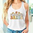 Bride Retro Groovy Bride Bachelorette Party Bridal Women Tank Top Gifts for Her