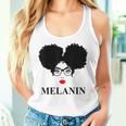 Afro Diva Red Lips Black Girl Magic Puffs Melanin Women Tank Top Gifts for Her