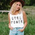 Girl Power Female Cute Rose Flower Feminist Female Equality Women Tank Top Gifts for Her