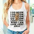 I Go Meow Singing Cat Meme Cat Kitty Lovers Women Tank Top Gifts for Her