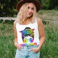 Good Moms Say Bad Words Mother's Day Messy Bun Tie Dye Women Tank Top Gifts for Her
