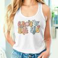 Groovy Big Sis Retro Sister Matching Family 1St Birthday Women Tank Top Gifts for Her