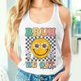 Groovy Last Day Of School Summer Smile Bruh We Out Teachers Women Tank Top Gifts for Her
