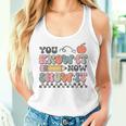 Groovy State Testing Day Teacher You Know It Now Show It Women Tank Top Gifts for Her