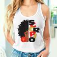 Half Face Scorpio Black Queen Birthday Zodiac Curly Hair Women Tank Top Gifts for Her