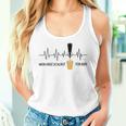 Heartbeat Beer Drinking Jga Tank Top Frauen Geschenke für Sie