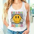 Hippie Smile Face Field Trip Squad Groovy Field Day 2024 Women Tank Top Gifts for Her