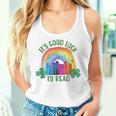 It's Good Luck To Read St Patrick's Day Teacher Librarian Women Tank Top Gifts for Her
